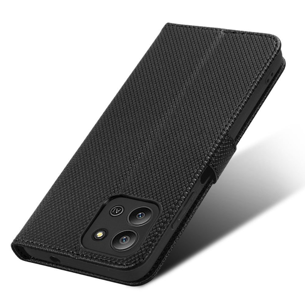 For Infinix Hot 11 2022 4G X675 Magnetic PU Leather Flip Cover Diamond Texture Wallet Stand Full Protective Folio Case