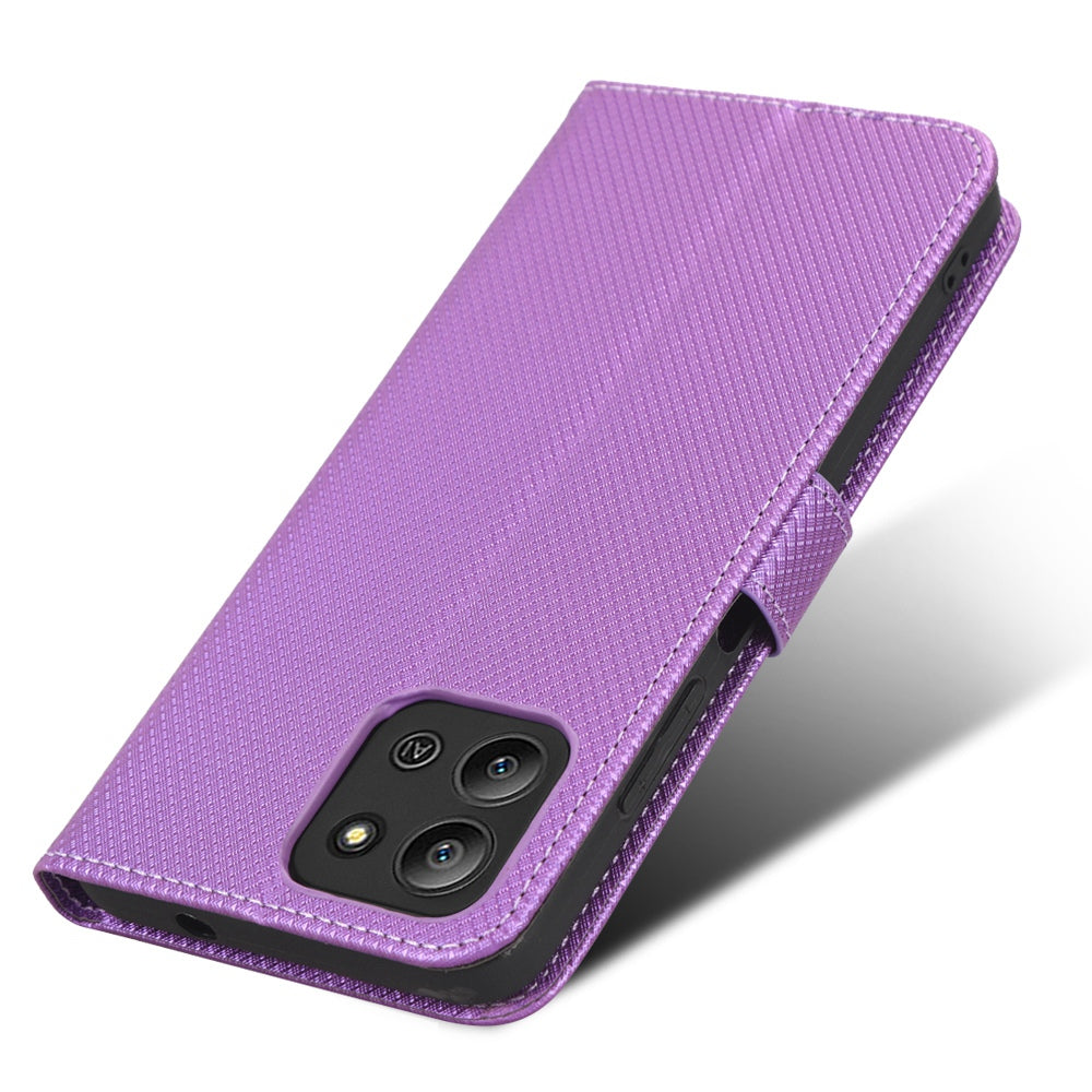 For Infinix Hot 11 2022 4G X675 Magnetic PU Leather Flip Cover Diamond Texture Wallet Stand Full Protective Folio Case