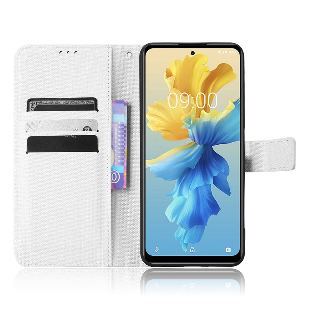 For Infinix Hot 11 2022 4G X675 Magnetic PU Leather Flip Cover Diamond Texture Wallet Stand Full Protective Folio Case