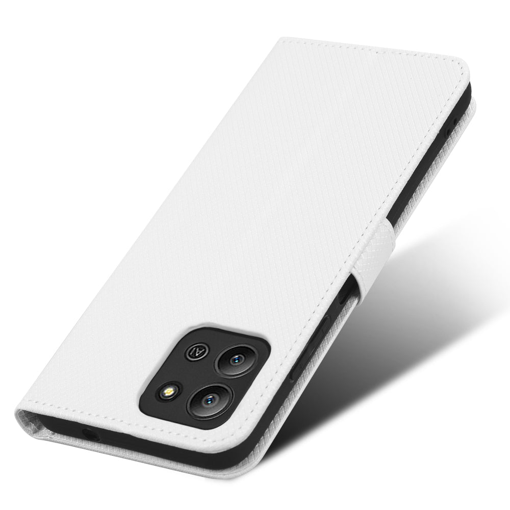 For Infinix Hot 11 2022 4G X675 Magnetic PU Leather Flip Cover Diamond Texture Wallet Stand Full Protective Folio Case
