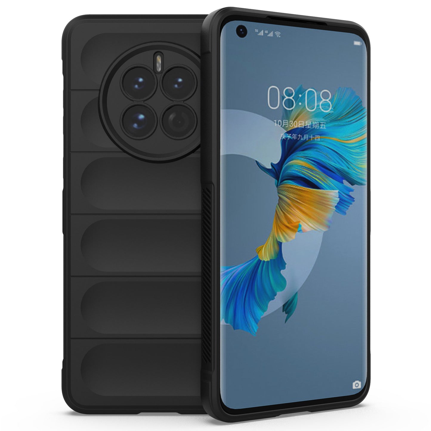 For Huawei Mate 50 4G Anti-drop Soft TPU Phone Case Scratch-resistant Mobile Phone Back Cover