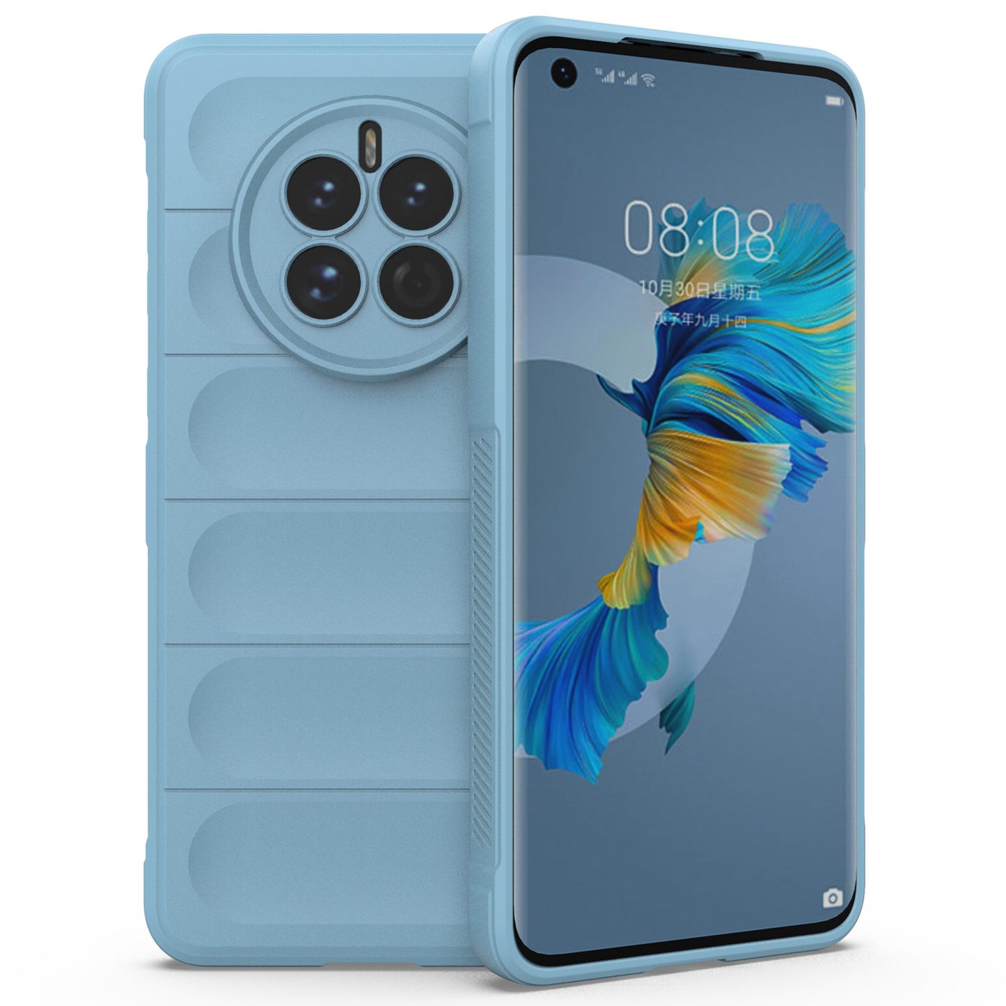 For Huawei Mate 50 4G Anti-drop Soft TPU Phone Case Scratch-resistant Mobile Phone Back Cover