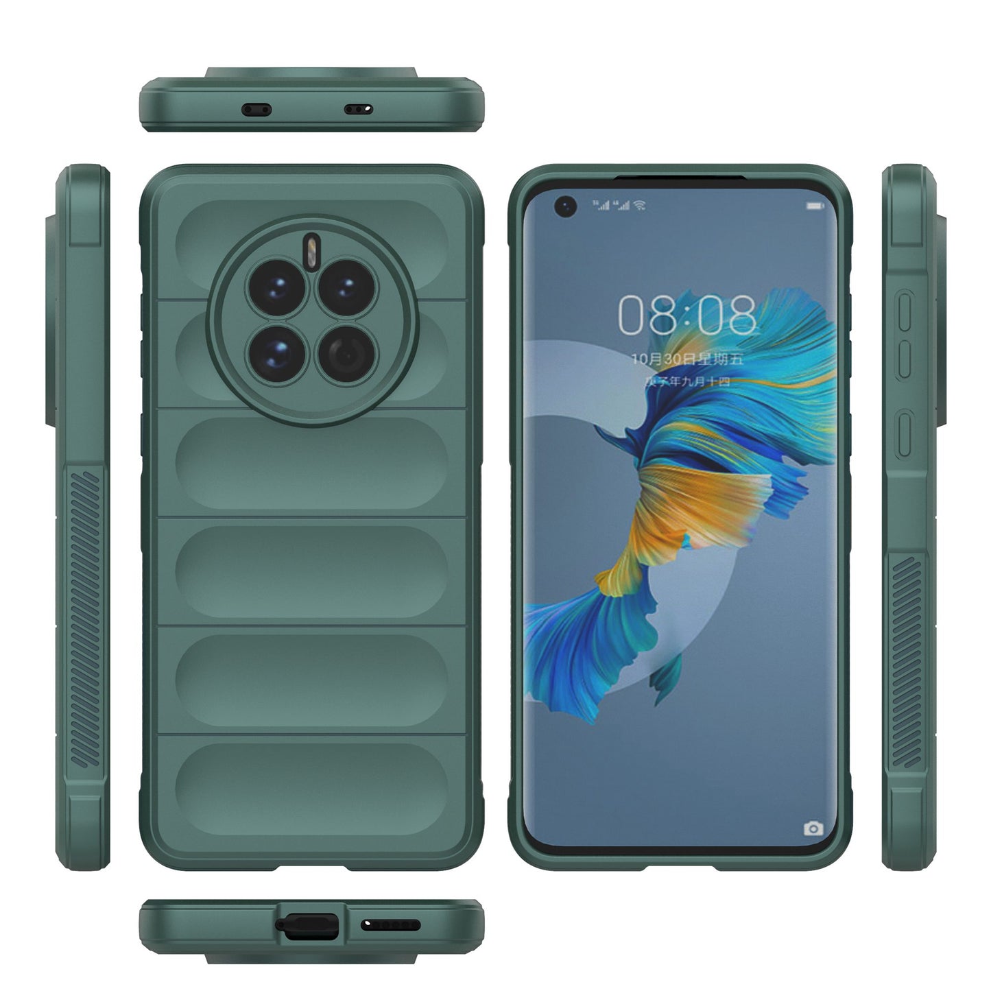 For Huawei Mate 50 4G Anti-drop Soft TPU Phone Case Scratch-resistant Mobile Phone Back Cover
