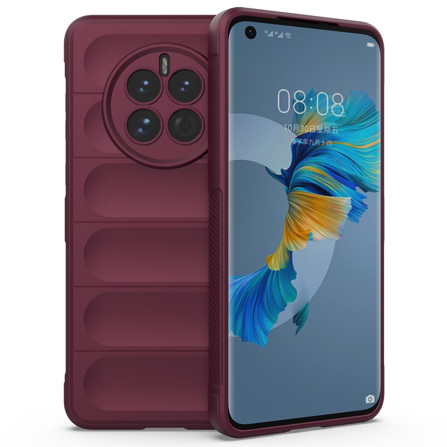 For Huawei Mate 50 4G Anti-drop Soft TPU Phone Case Scratch-resistant Mobile Phone Back Cover