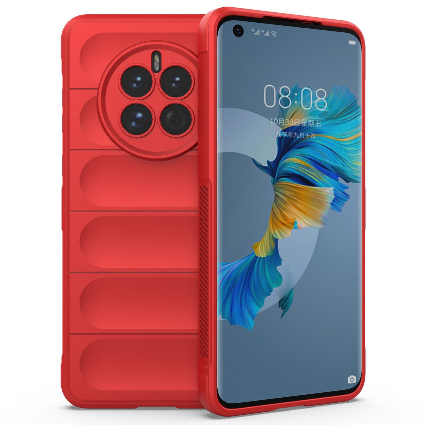 For Huawei Mate 50 4G Anti-drop Soft TPU Phone Case Scratch-resistant Mobile Phone Back Cover