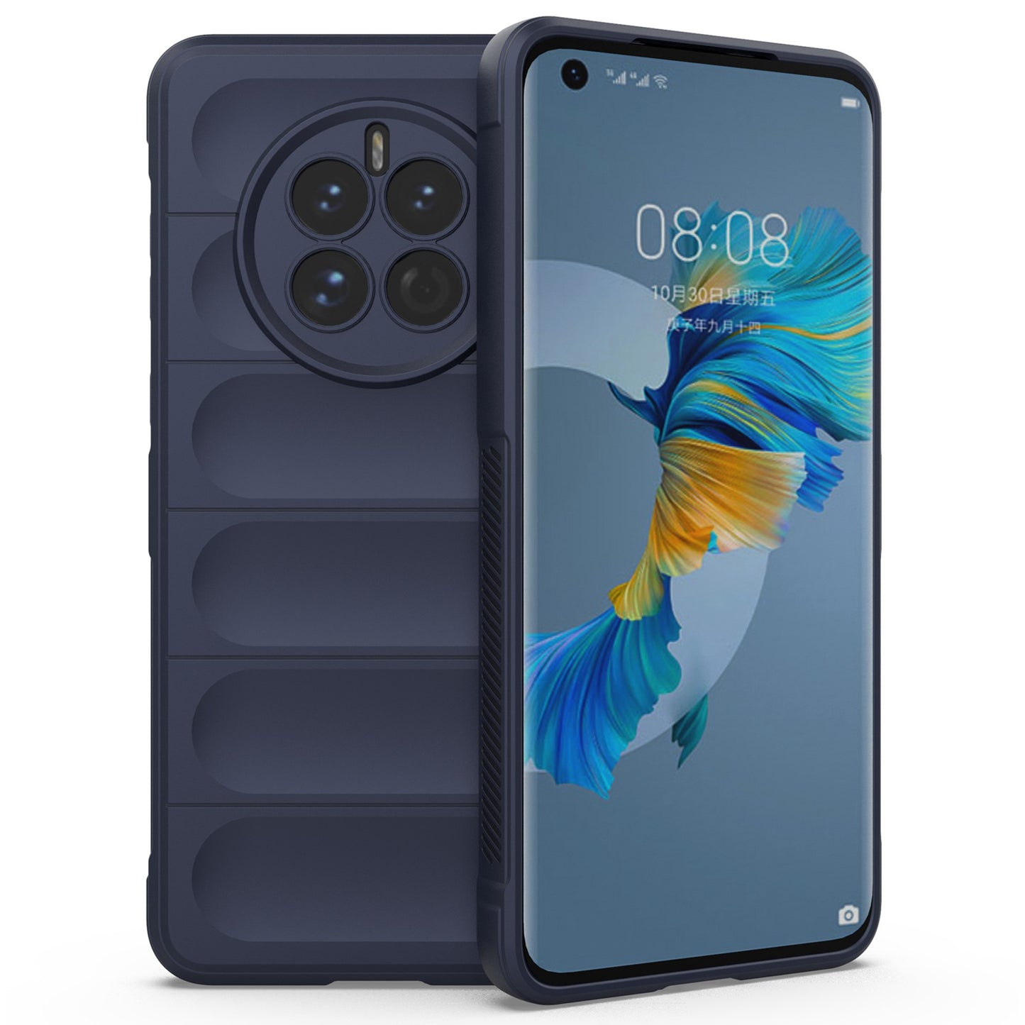For Huawei Mate 50 4G Anti-drop Soft TPU Phone Case Scratch-resistant Mobile Phone Back Cover