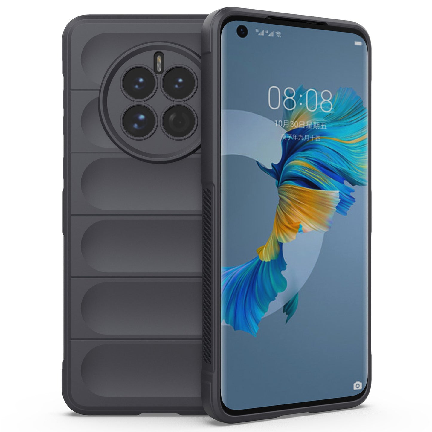 For Huawei Mate 50 4G Anti-drop Soft TPU Phone Case Scratch-resistant Mobile Phone Back Cover