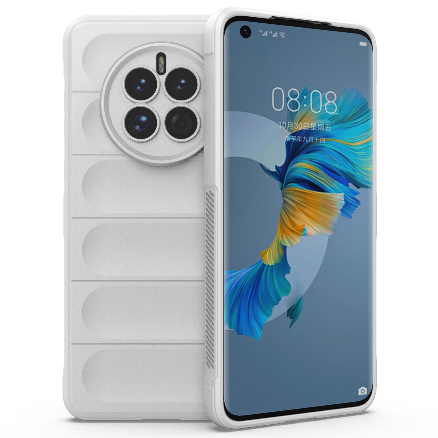 For Huawei Mate 50 4G Anti-drop Soft TPU Phone Case Scratch-resistant Mobile Phone Back Cover