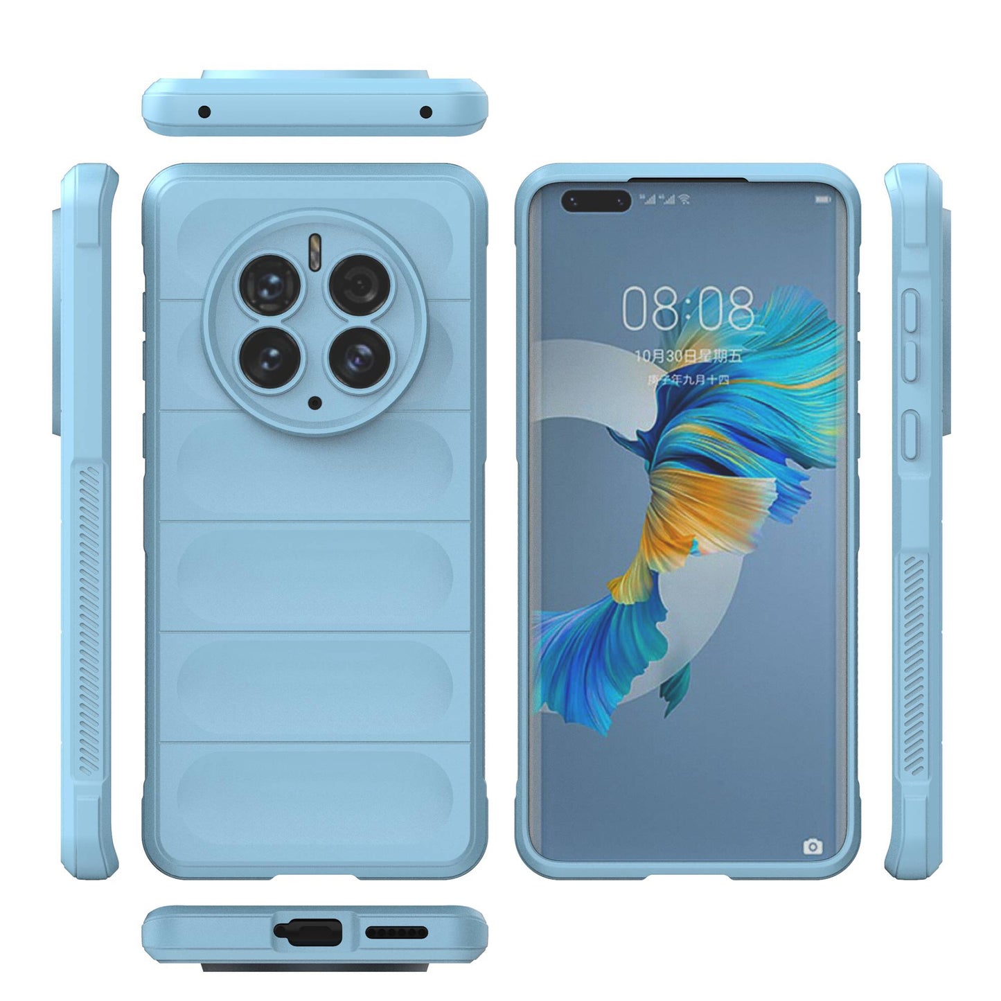 For Huawei Mate 50 Pro 4G Anti-scratch Phone Case Protective Anti-drop Soft TPU Mobile Phone Cover