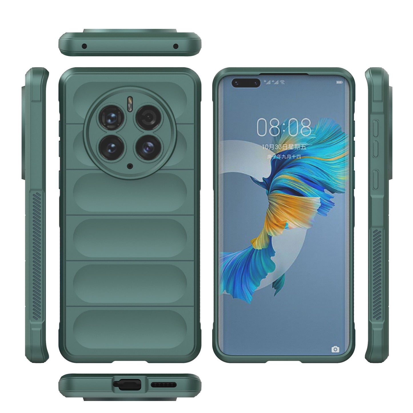 For Huawei Mate 50 Pro 4G Anti-scratch Phone Case Protective Anti-drop Soft TPU Mobile Phone Cover
