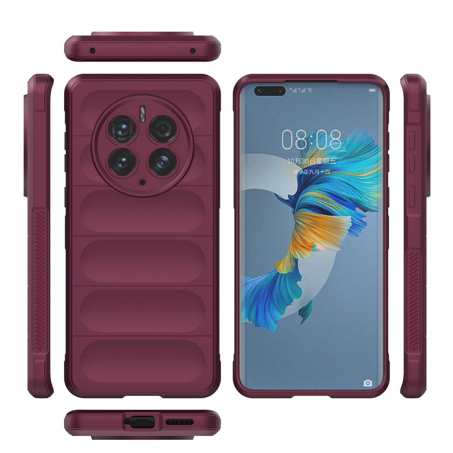 For Huawei Mate 50 Pro 4G Anti-scratch Phone Case Protective Anti-drop Soft TPU Mobile Phone Cover