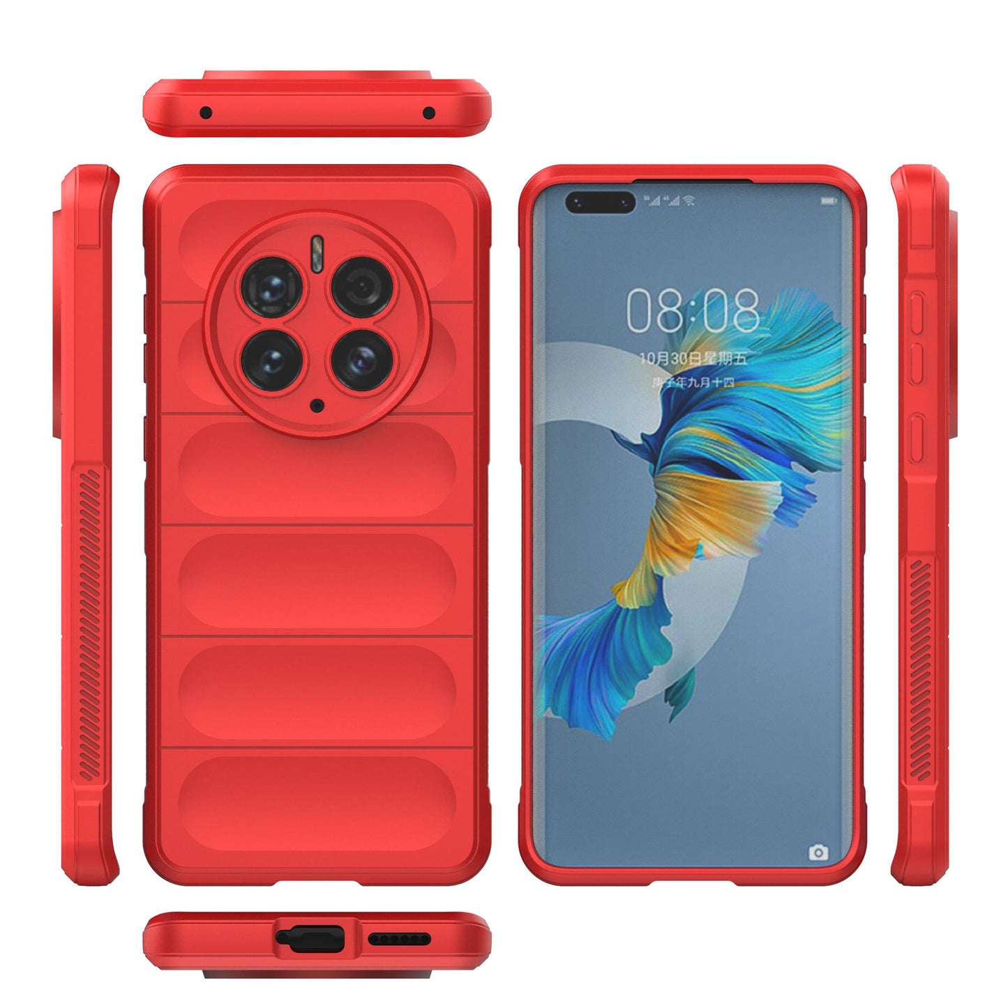 For Huawei Mate 50 Pro 4G Anti-scratch Phone Case Protective Anti-drop Soft TPU Mobile Phone Cover