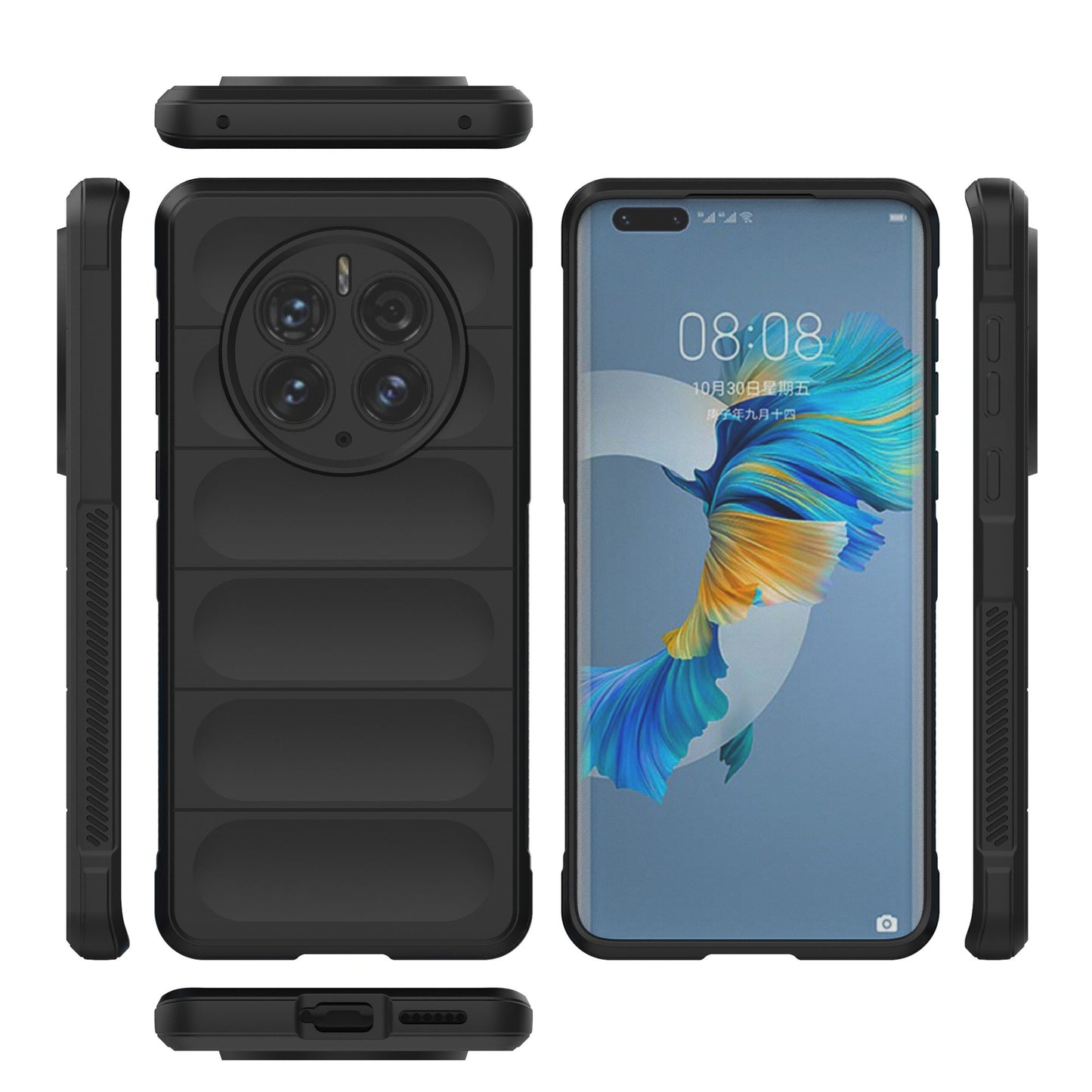 For Huawei Mate 50 Pro 4G Anti-scratch Phone Case Protective Anti-drop Soft TPU Mobile Phone Cover