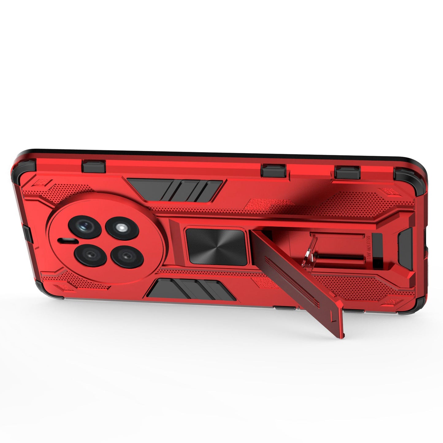 For Huawei Mate 50 4G Kickstand Design Drop-proof Phone Case Anti-scratch Hard PC Soft TPU Hybrid Back Cover