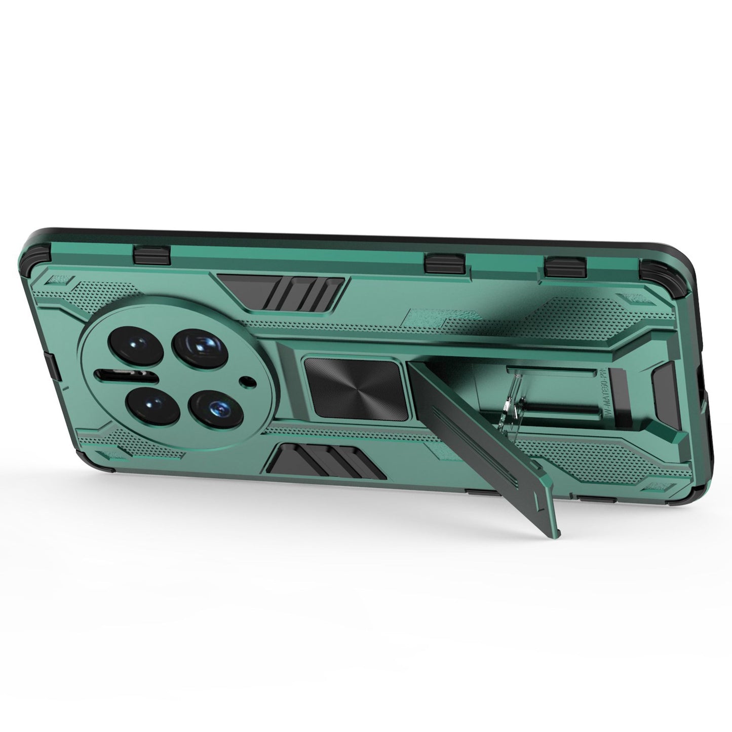 For Huawei Mate 50 Pro 4G Kickstand Design Phone Case Collision Resistant Hard PC Soft TPU Hybrid Back Cover