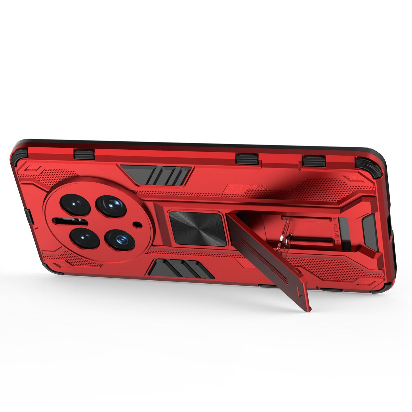 For Huawei Mate 50 Pro 4G Kickstand Design Phone Case Collision Resistant Hard PC Soft TPU Hybrid Back Cover