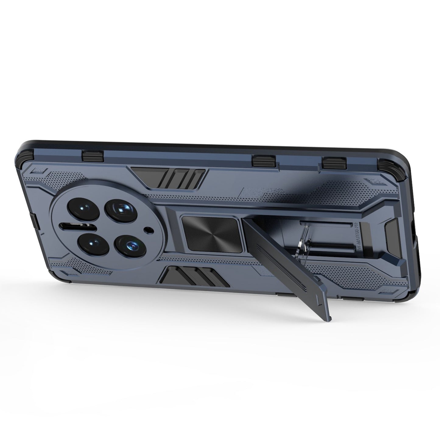 For Huawei Mate 50 Pro 4G Kickstand Design Phone Case Collision Resistant Hard PC Soft TPU Hybrid Back Cover