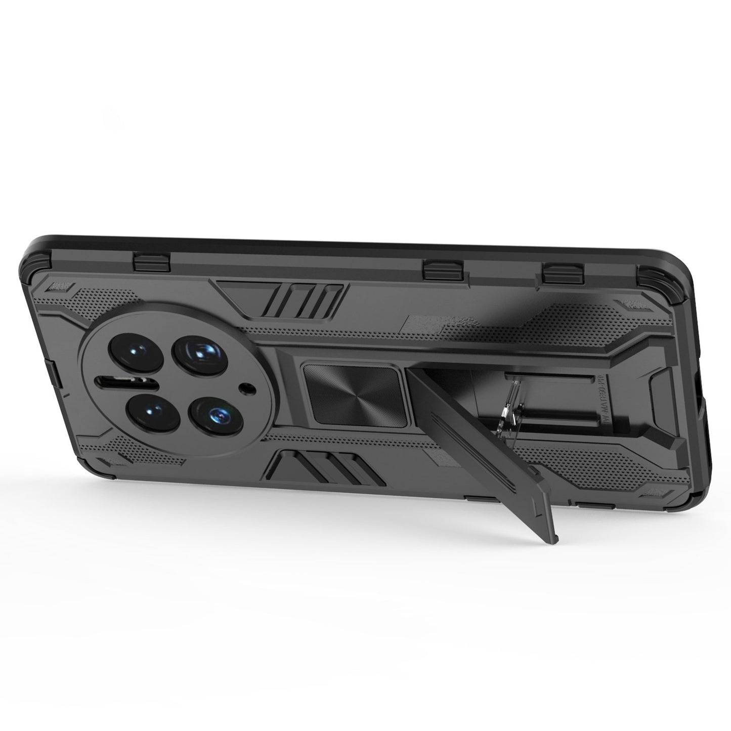 For Huawei Mate 50 Pro 4G Kickstand Design Phone Case Collision Resistant Hard PC Soft TPU Hybrid Back Cover