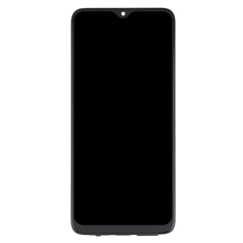 LCD Screen and Digitizer Assembly + Frame for Xiaomi Poco M3 Cell Phone Replacement Parts (Grade C, Without Logo) - Silver