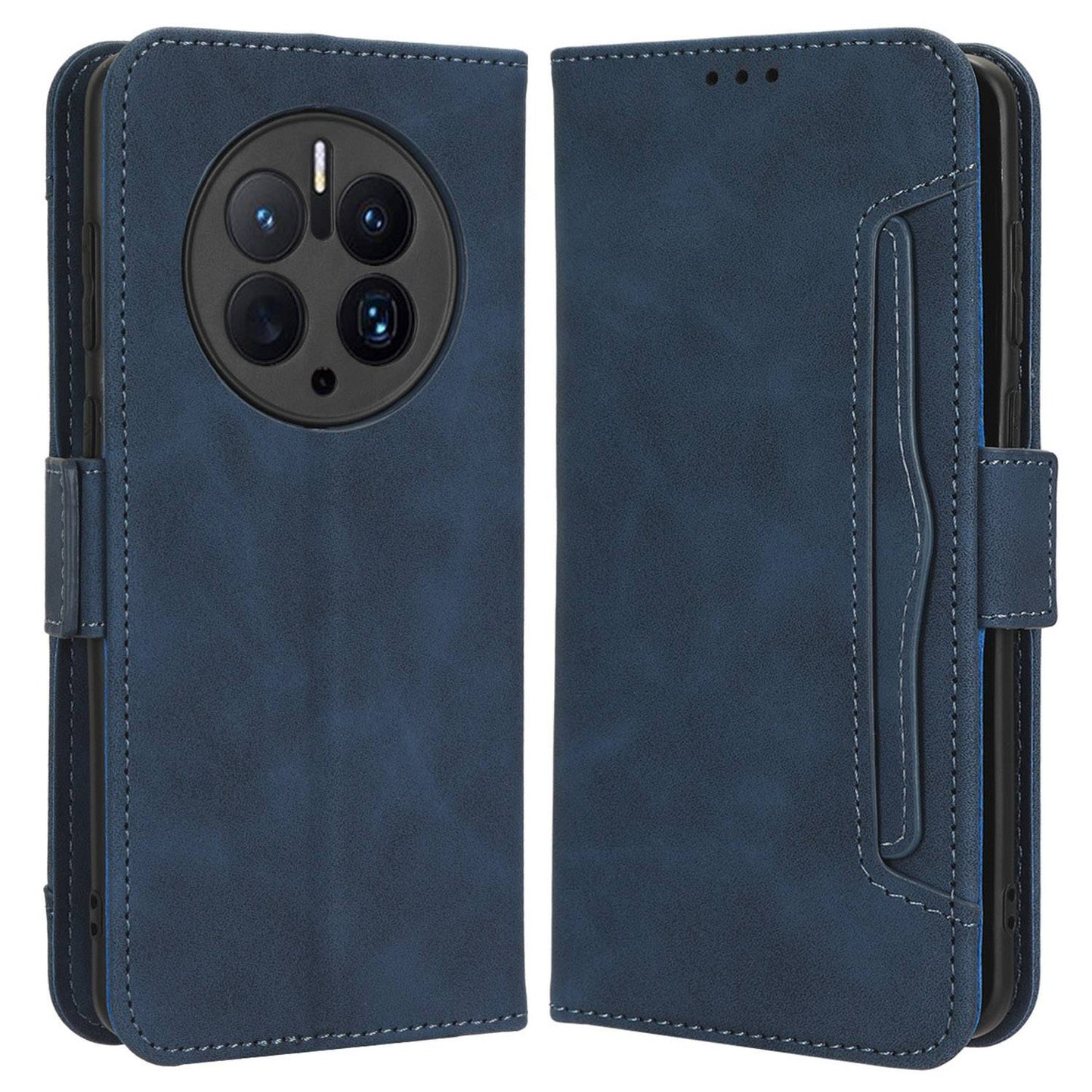 For Huawei Mate 50 Pro 4G Full Protection PU Leather Multiple Card Slots Stand Wallet Phone Cover Phone Case
