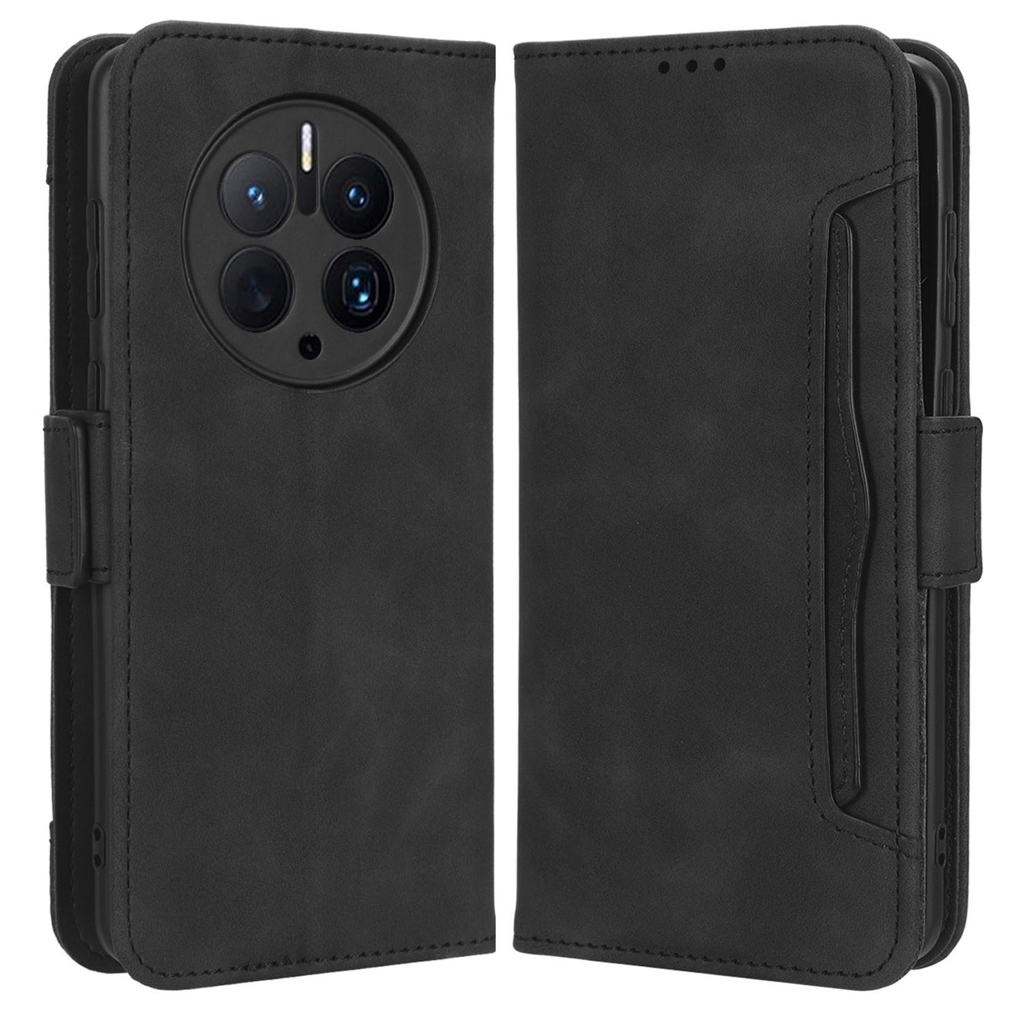 For Huawei Mate 50 Pro 4G Full Protection PU Leather Multiple Card Slots Stand Wallet Phone Cover Phone Case
