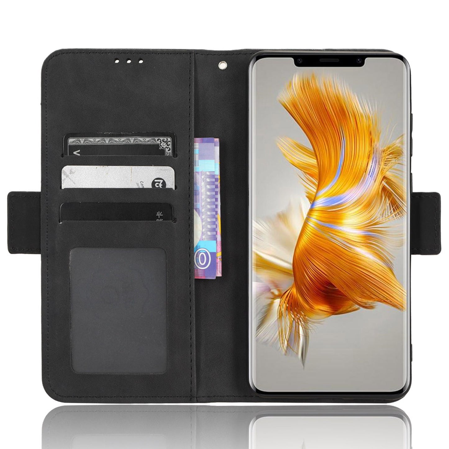 For Huawei Mate 50 Pro 4G Full Protection PU Leather Multiple Card Slots Stand Wallet Phone Cover Phone Case
