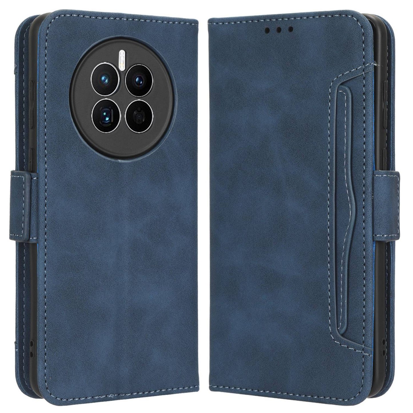 For Huawei Mate 50 4G PU Leather Multiple Card Slots Stand Wallet Phone Cover Well-protected Phone Case
