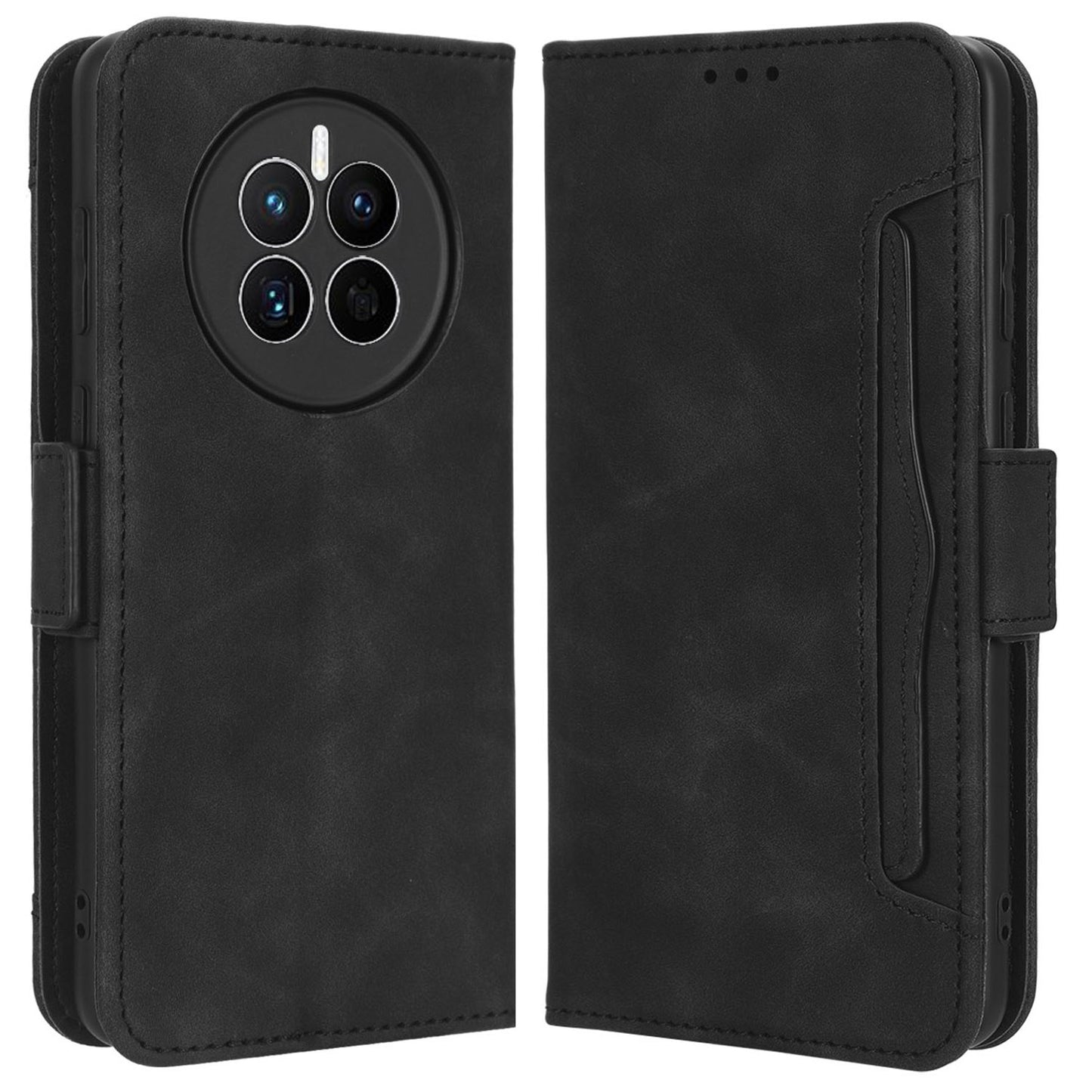For Huawei Mate 50 4G PU Leather Multiple Card Slots Stand Wallet Phone Cover Well-protected Phone Case
