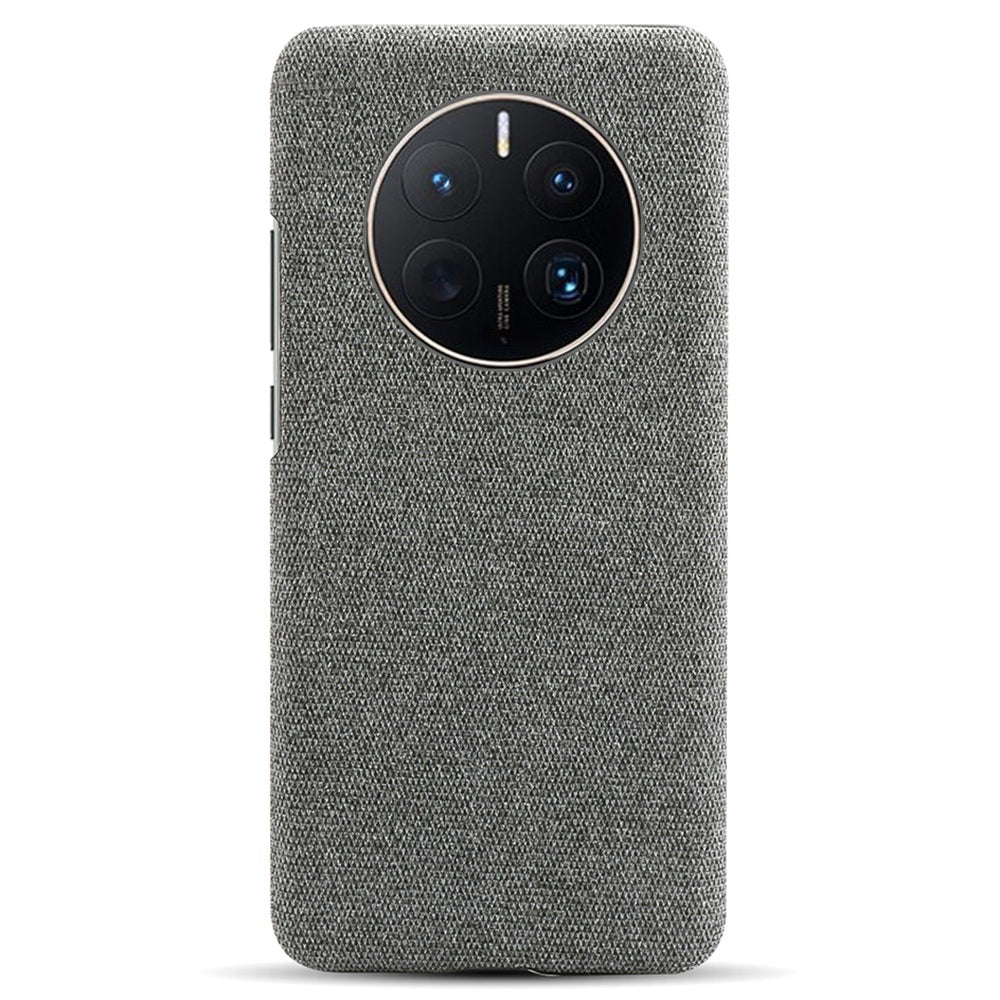 For Huawei Mate 50 Pro 4G Protective Case Anti-Scratch Hard PC+Cloth Phone Case Solid Color Shockproof Cover