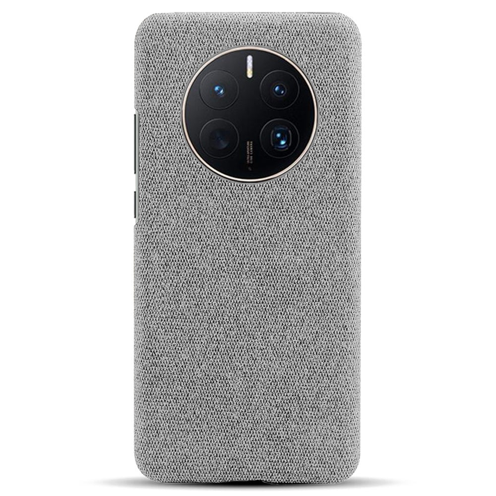 For Huawei Mate 50 Pro 4G Protective Case Anti-Scratch Hard PC+Cloth Phone Case Solid Color Shockproof Cover