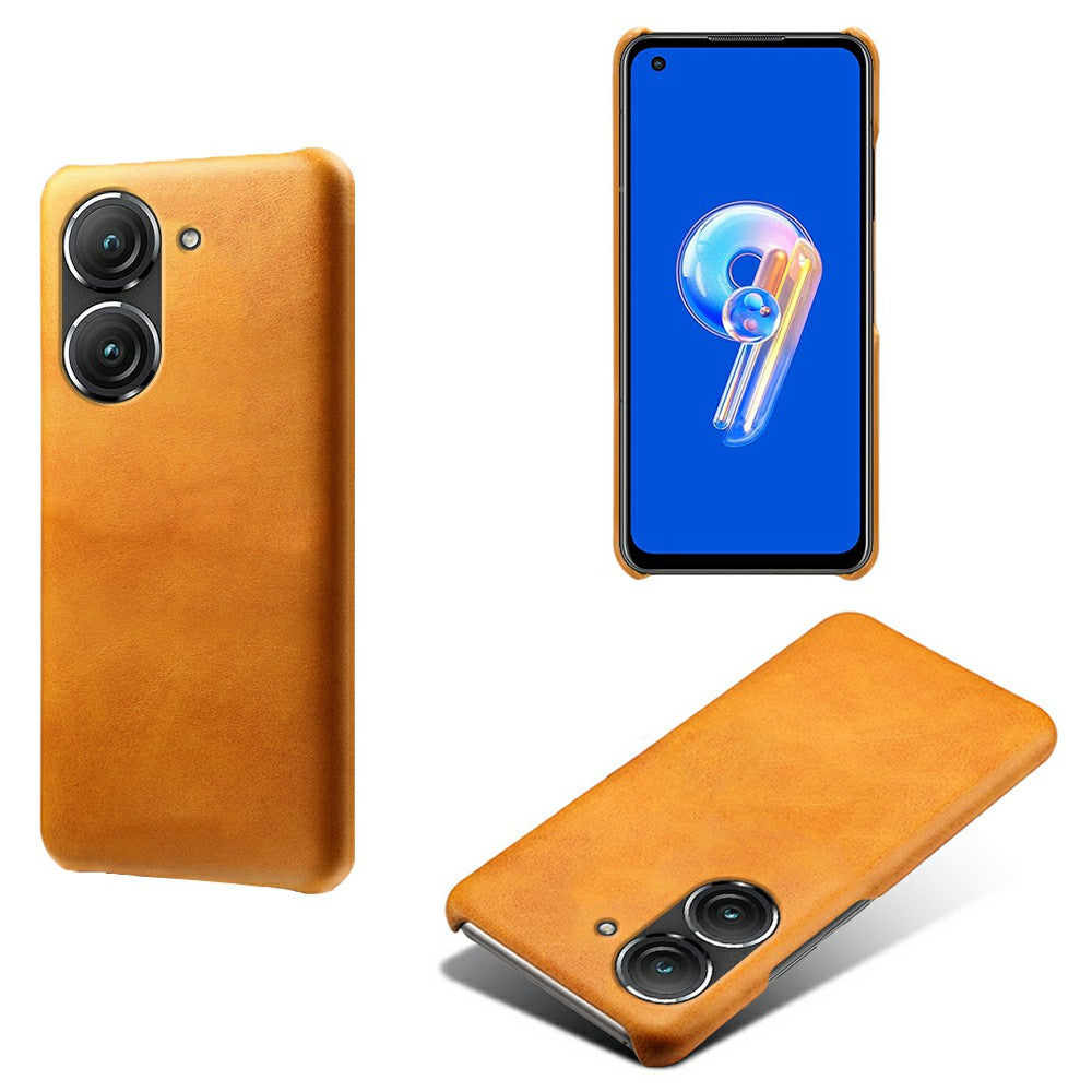For Huawei Mate 50 4G Calf Texture PU Leather Coated Hard PC Case Anti-Slip Shockproof Protective Phone Cover