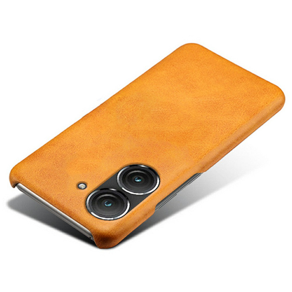 For Huawei Mate 50 4G Calf Texture PU Leather Coated Hard PC Case Anti-Slip Shockproof Protective Phone Cover