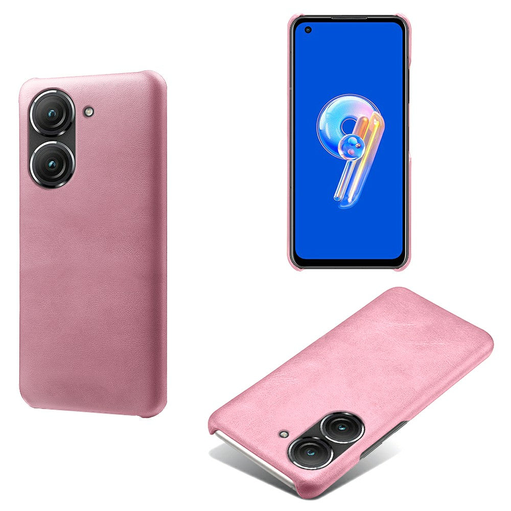 For Huawei Mate 50 4G Calf Texture PU Leather Coated Hard PC Case Anti-Slip Shockproof Protective Phone Cover