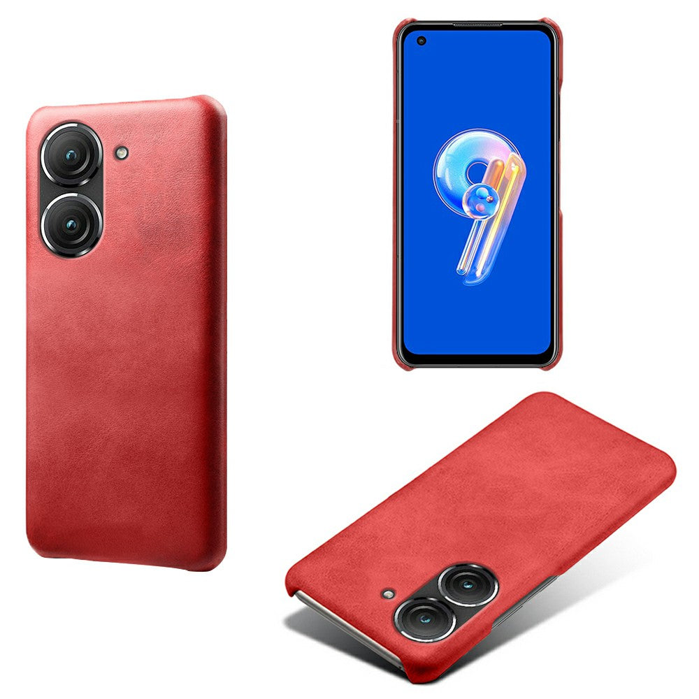 For Huawei Mate 50 4G Calf Texture PU Leather Coated Hard PC Case Anti-Slip Shockproof Protective Phone Cover