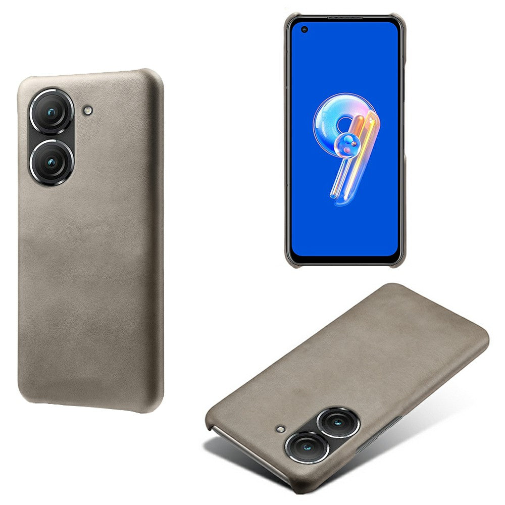 For Huawei Mate 50 4G Calf Texture PU Leather Coated Hard PC Case Anti-Slip Shockproof Protective Phone Cover