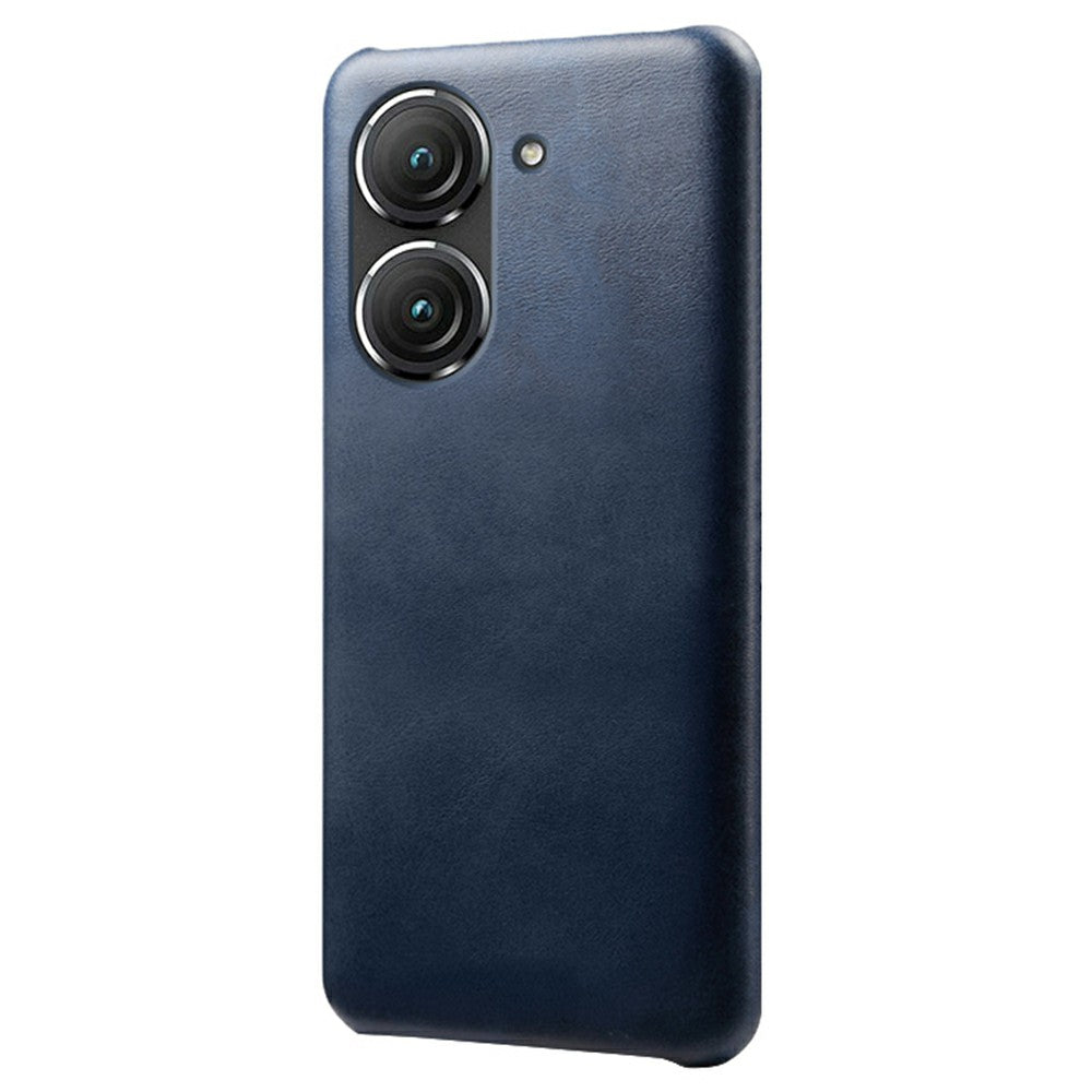 For Huawei Mate 50 4G Calf Texture PU Leather Coated Hard PC Case Anti-Slip Shockproof Protective Phone Cover