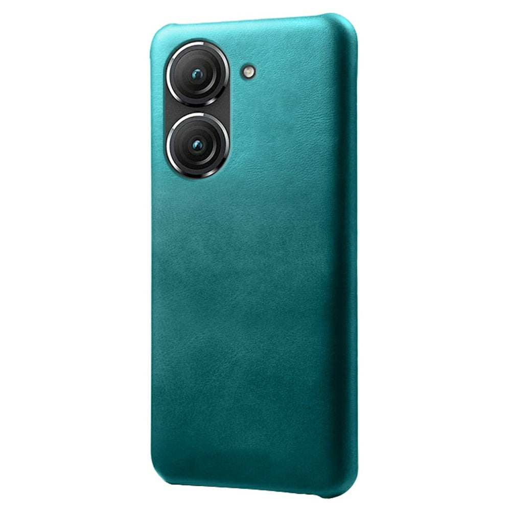 For Huawei Mate 50 4G Calf Texture PU Leather Coated Hard PC Case Anti-Slip Shockproof Protective Phone Cover