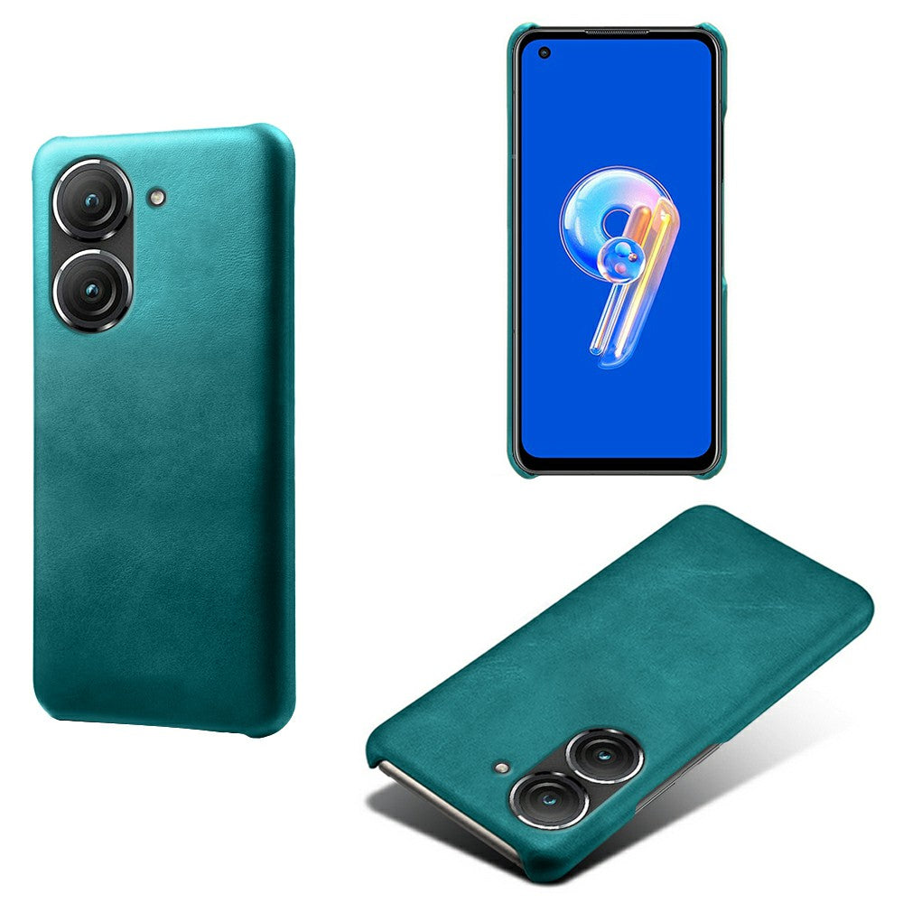 For Huawei Mate 50 4G Calf Texture PU Leather Coated Hard PC Case Anti-Slip Shockproof Protective Phone Cover