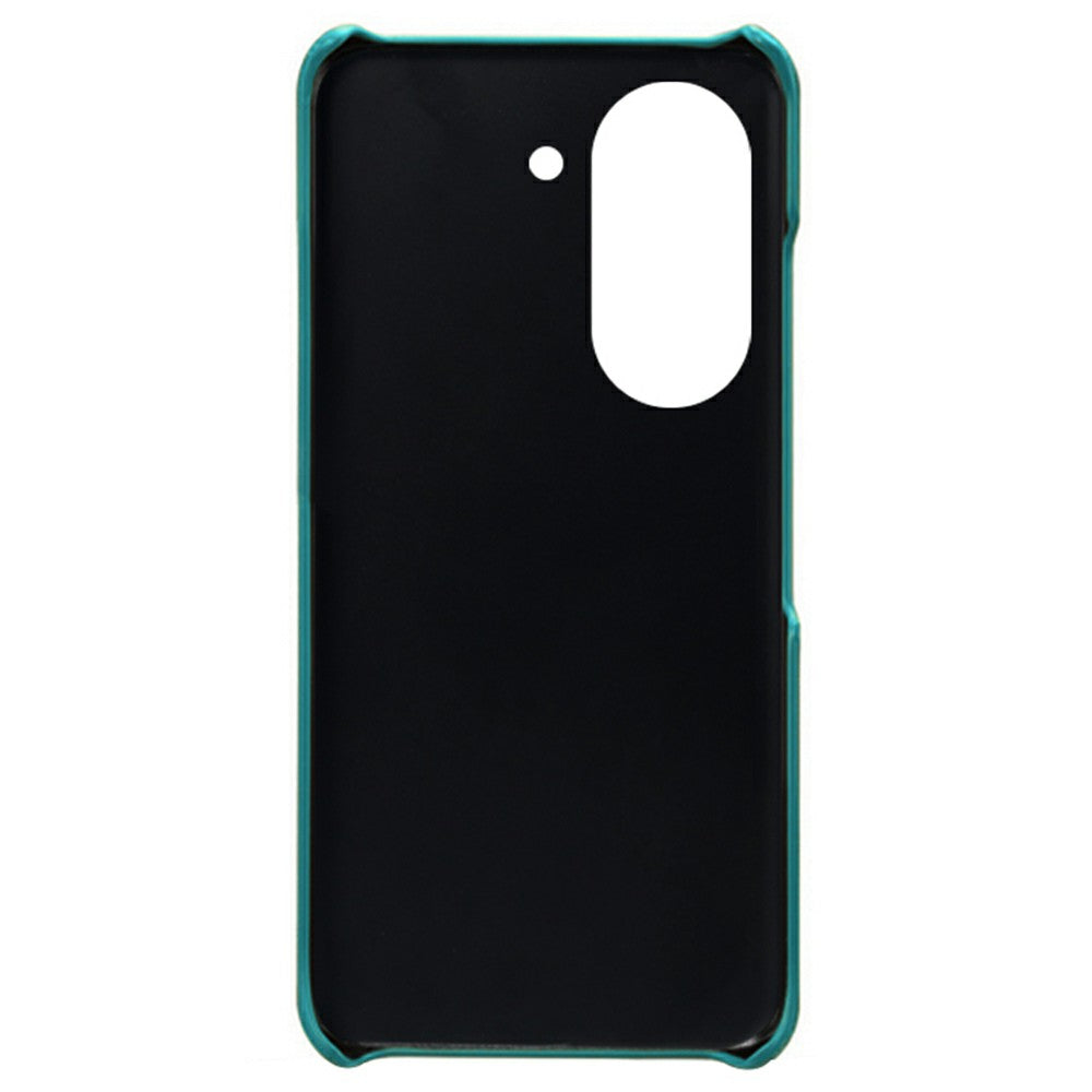 For Huawei Mate 50 4G Calf Texture PU Leather Coated Hard PC Case Anti-Slip Shockproof Protective Phone Cover