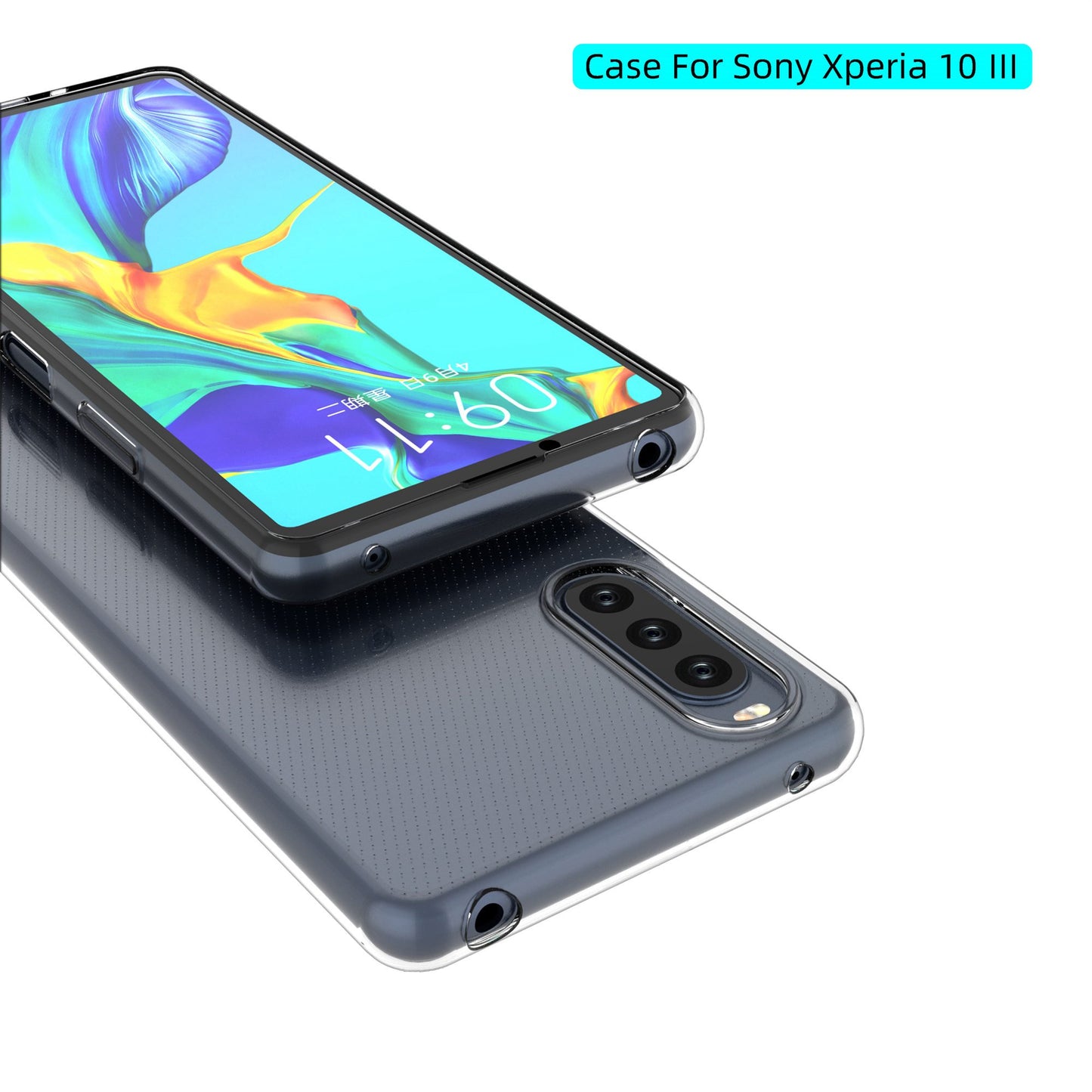 For Sony Xperia 10 III Lite / 10 III 5G Anti-scratch TPU Crystal Clear Phone Back Shell Drop Protection Anti-slip Phone Case