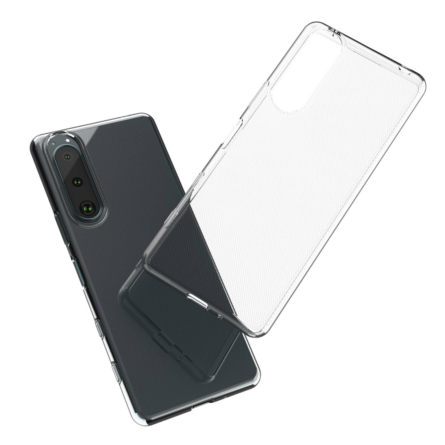 For Sony Xperia 5 III 5G Drop Protection Phone Case Shockproof TPU Crystal Clear Phone Back Shell