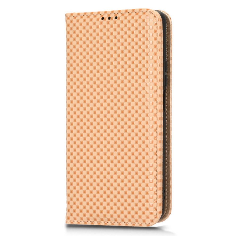 For Honor X9 5G / X30 5G / Magic4 Lite 5G Wallet Stand Grid Texture Phone Case PU Leather Magnetic Auto-absorbed Anti-drop Cover