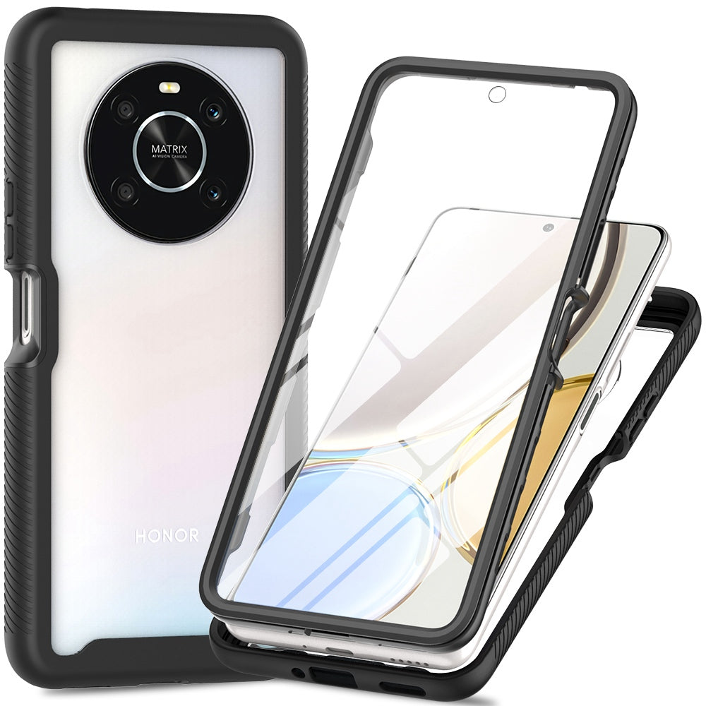 For Honor X9 4G / 5G / X30 5G / Magic4 Lite 5G 3-in-1 PC + TPU Full Protection Phone Case with PET Screen Protector