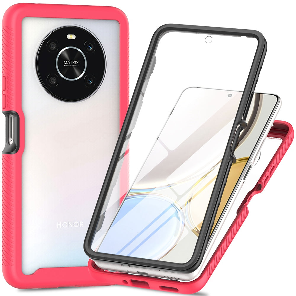 For Honor X9 4G / 5G / X30 5G / Magic4 Lite 5G 3-in-1 PC + TPU Full Protection Phone Case with PET Screen Protector