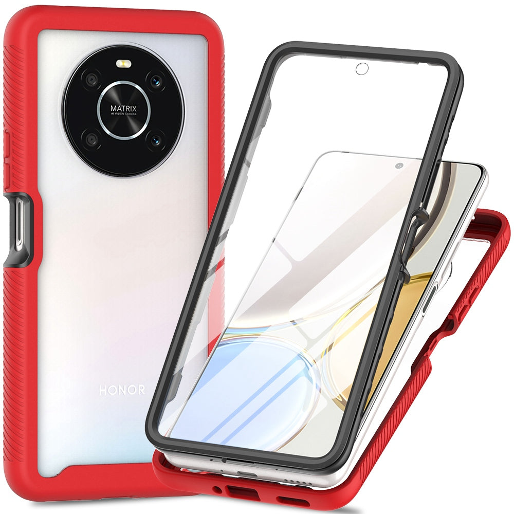 For Honor X9 4G / 5G / X30 5G / Magic4 Lite 5G 3-in-1 PC + TPU Full Protection Phone Case with PET Screen Protector