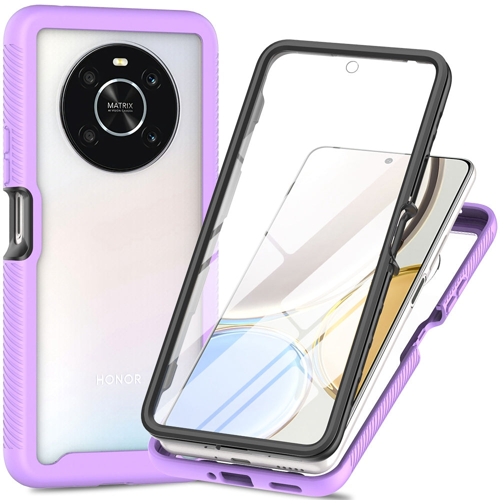 For Honor X9 4G / 5G / X30 5G / Magic4 Lite 5G 3-in-1 PC + TPU Full Protection Phone Case with PET Screen Protector