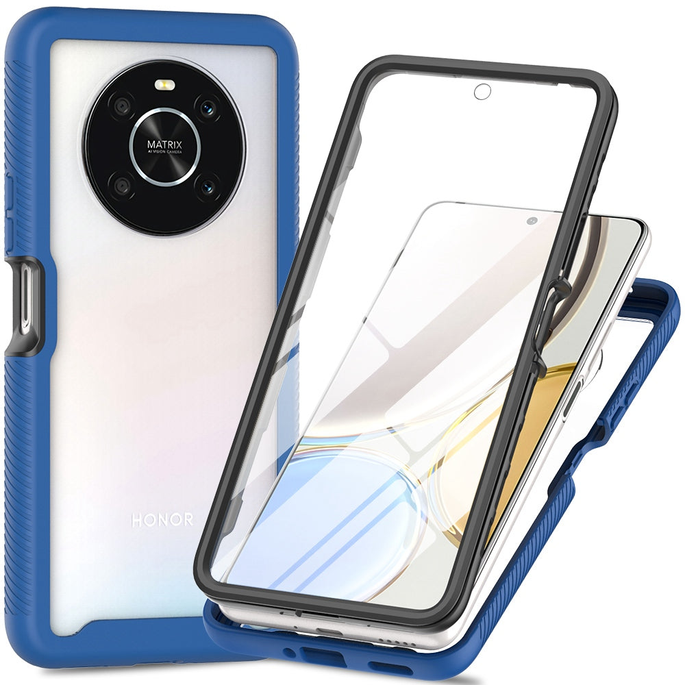 For Honor X9 4G / 5G / X30 5G / Magic4 Lite 5G 3-in-1 PC + TPU Full Protection Phone Case with PET Screen Protector