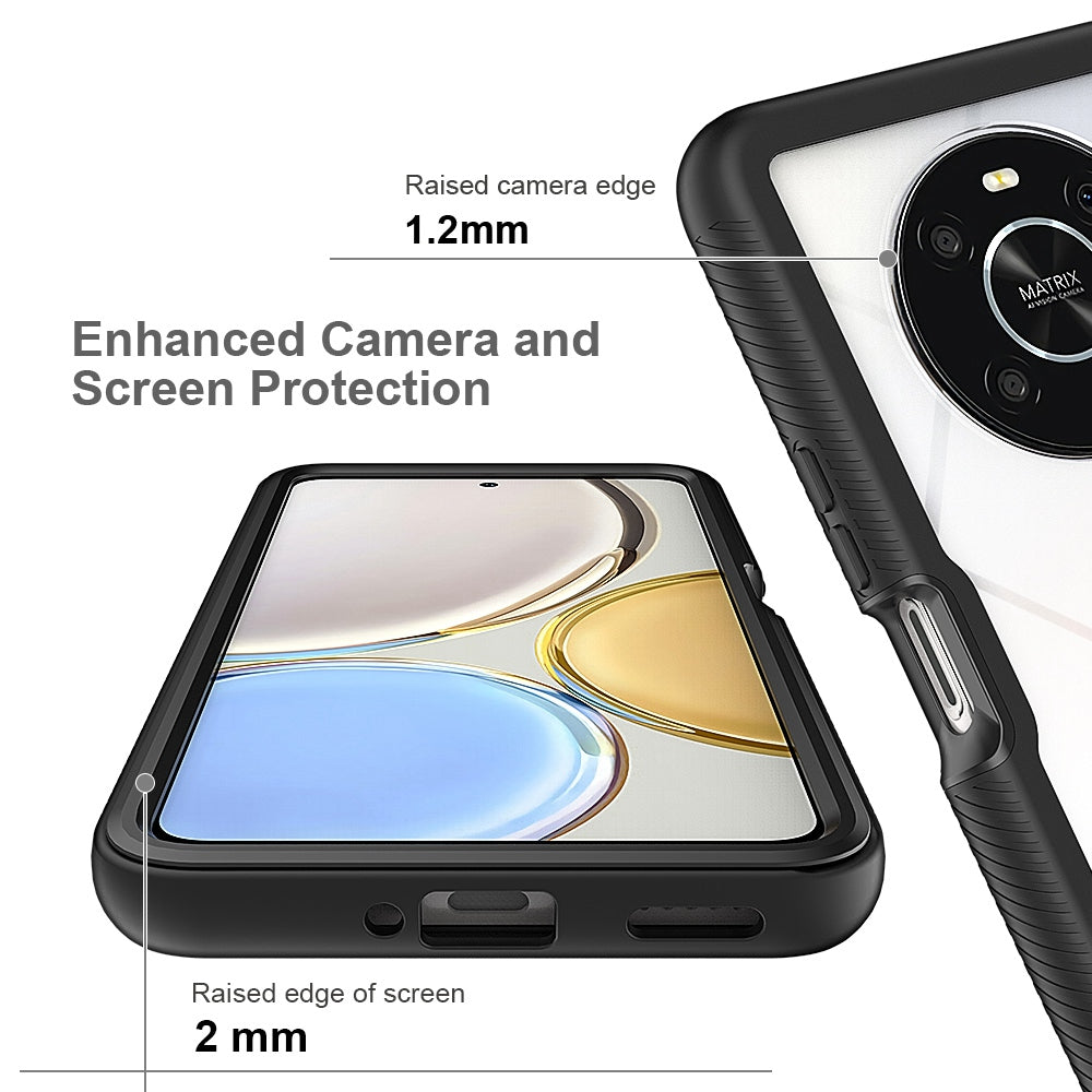 For Honor X9 4G / 5G / X30 5G / Magic4 Lite 5G 3-in-1 PC + TPU Full Protection Phone Case with PET Screen Protector