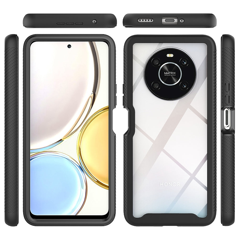 For Honor X9 4G / 5G / X30 5G / Magic4 Lite 5G 3-in-1 PC + TPU Full Protection Phone Case with PET Screen Protector