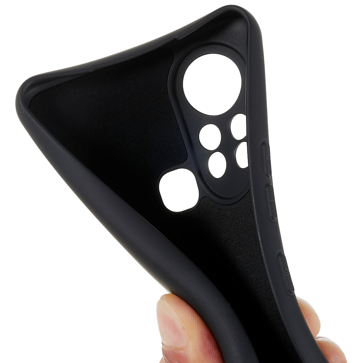For Infinix Hot 11s 2.0MM TPU Phone Case Liquid Silicone Texture Feeling Arc Edge Cell Phone Back Cover